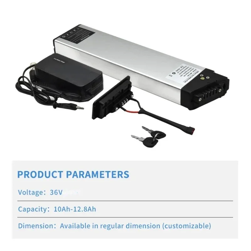 Aleaivy 36V Ebike batería para ADO A20 A20F MATE City BIKE Fiido M1 bicicleta eléctrica plegable 36V 10Ah 12Ah 17Ah batería de repuesto