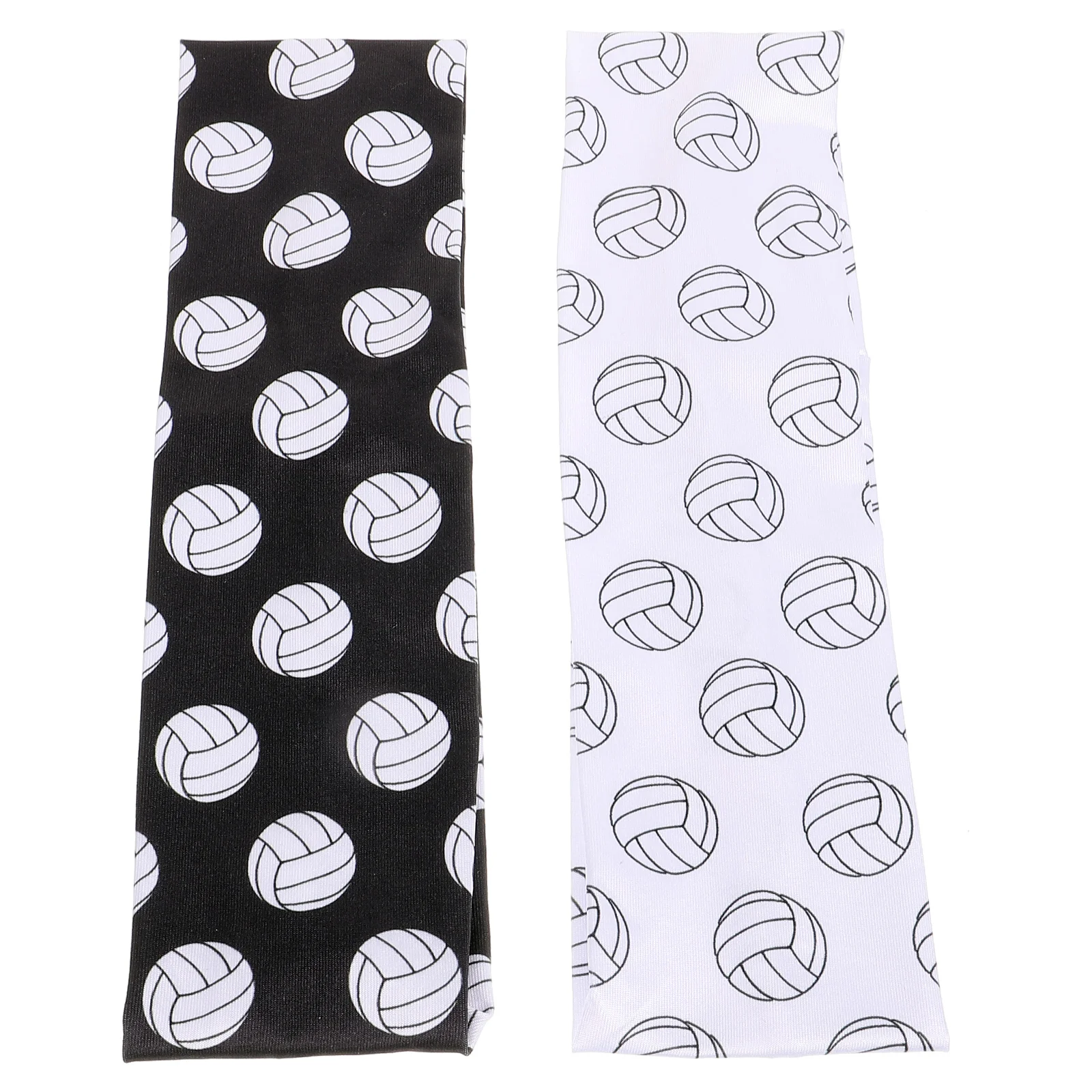 

2Pcs Volleyball Sweat Headbands Elastic Breathable Headband for Sports Workout Running Gym Basketball Yoga Training
