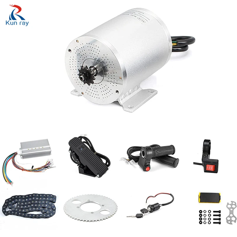 Kit motore Brushless E-bike 60V 2000w motore Scooter elettrico 1000w 48v motore moto elettrica 50A kit di conversione 3000w