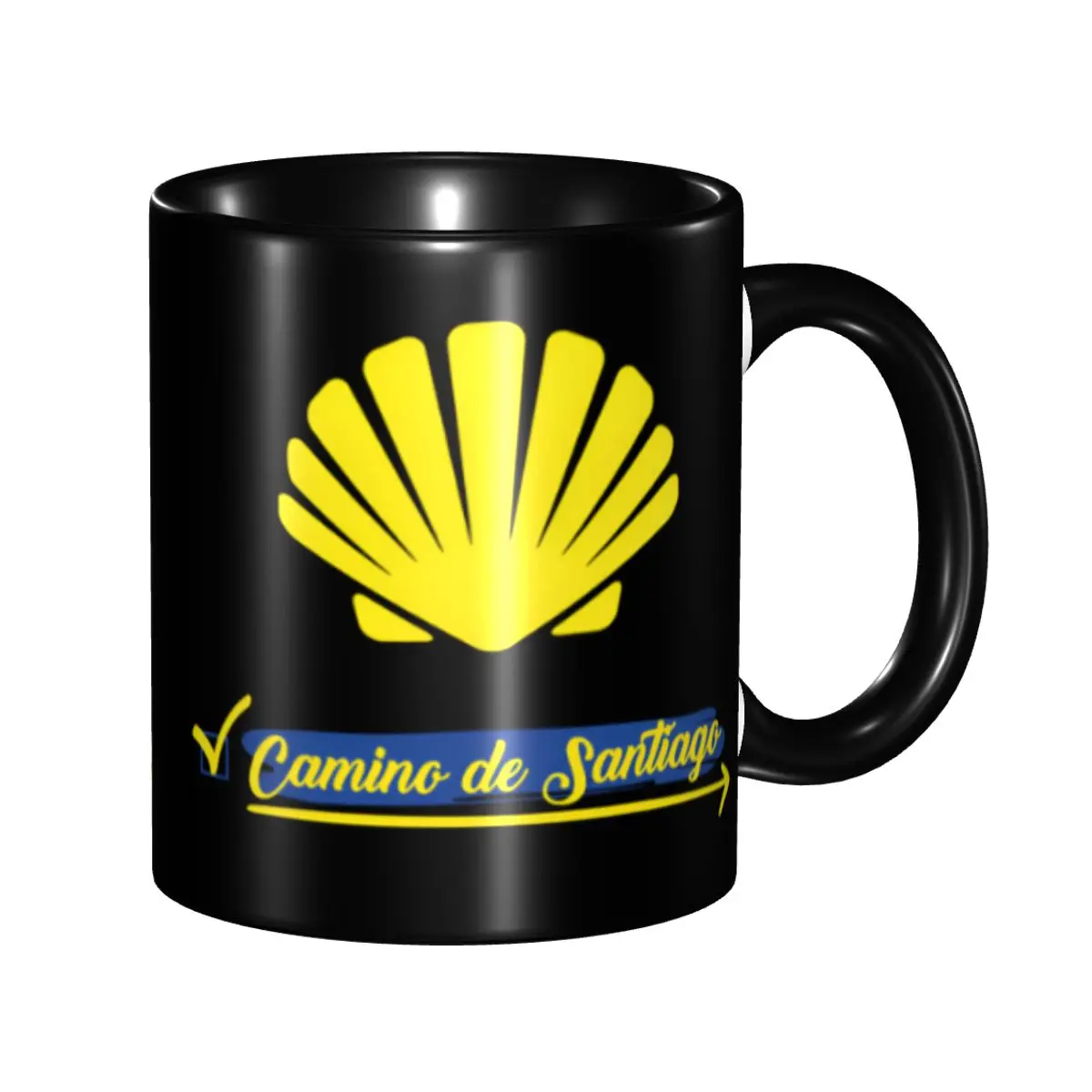 Buen Camino De Santiago Kaffeetassen DIY Personalisierte Keramik Milchtee-Becher