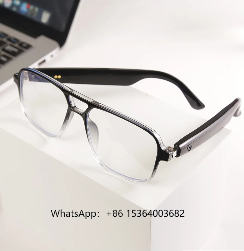 

TJXL-SENBONO GS10 Smart Glasses Wireless BT 5.0 Sunglasses Outdoor Smart Sport Hands-Free Call Music Headphone Anti-Blue Eyegla