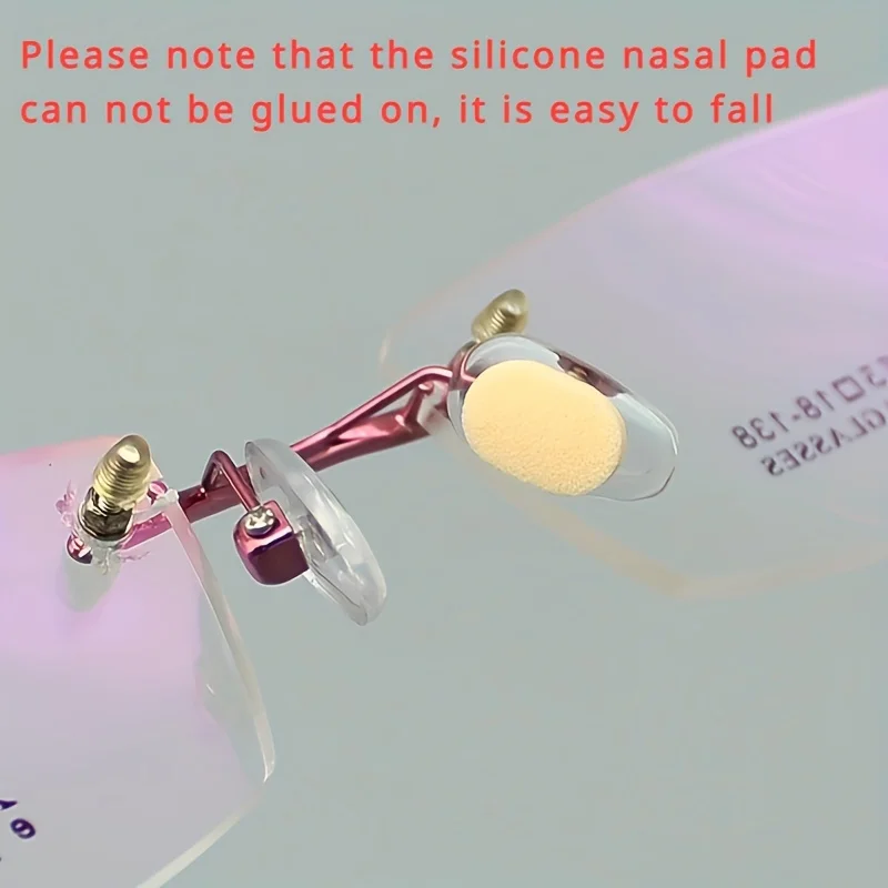 Eyeglasses Nose Pad Reducing Pressure on The Bridge of The Nose Anti-Indentation Sponge Pad Eyeglasses Adhesive Super Soft
