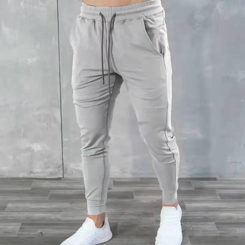 Lyft-Pantalones deportivos informales para hombre, tobilleras ajustadas, versión coreana, primavera y otoño, novedad