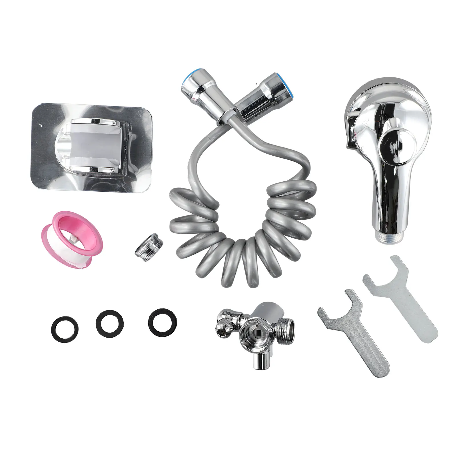 Faucet External Shower Head Bathroom Kitchen Basin Faucet Adapter Diverter Set Beauty Salon Water Separation Shower Bidet