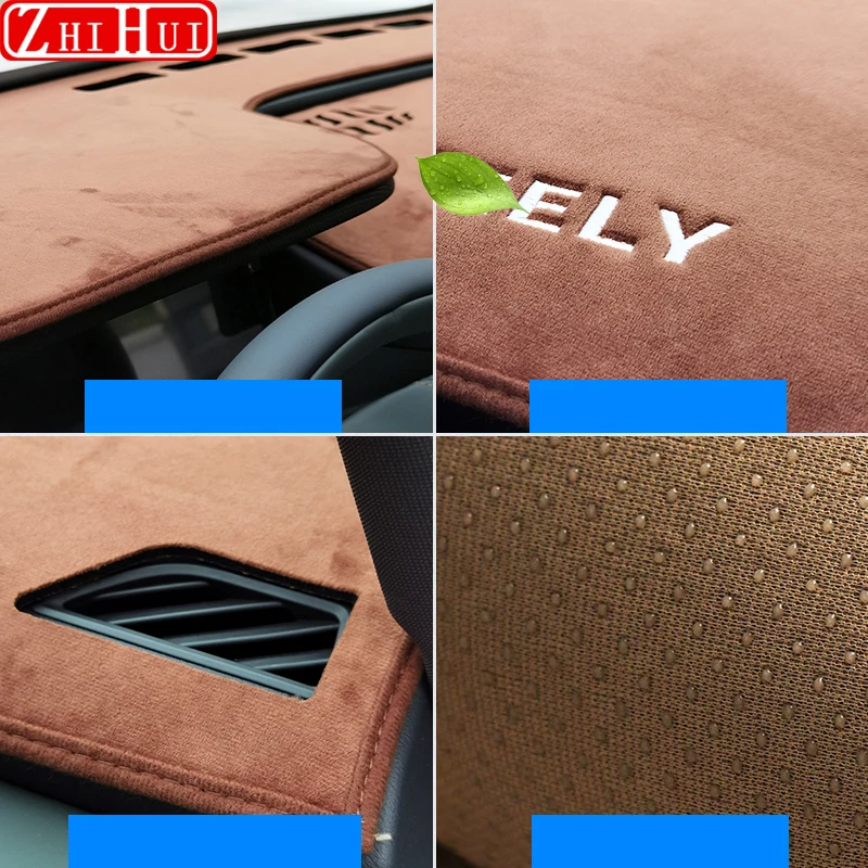 For Geely Okavango 2024 2023 Car Styling Dash Mat Dashmat Dashboard Mat Cover Sun Shade Dash Board Cover Carpet Auto Accessories