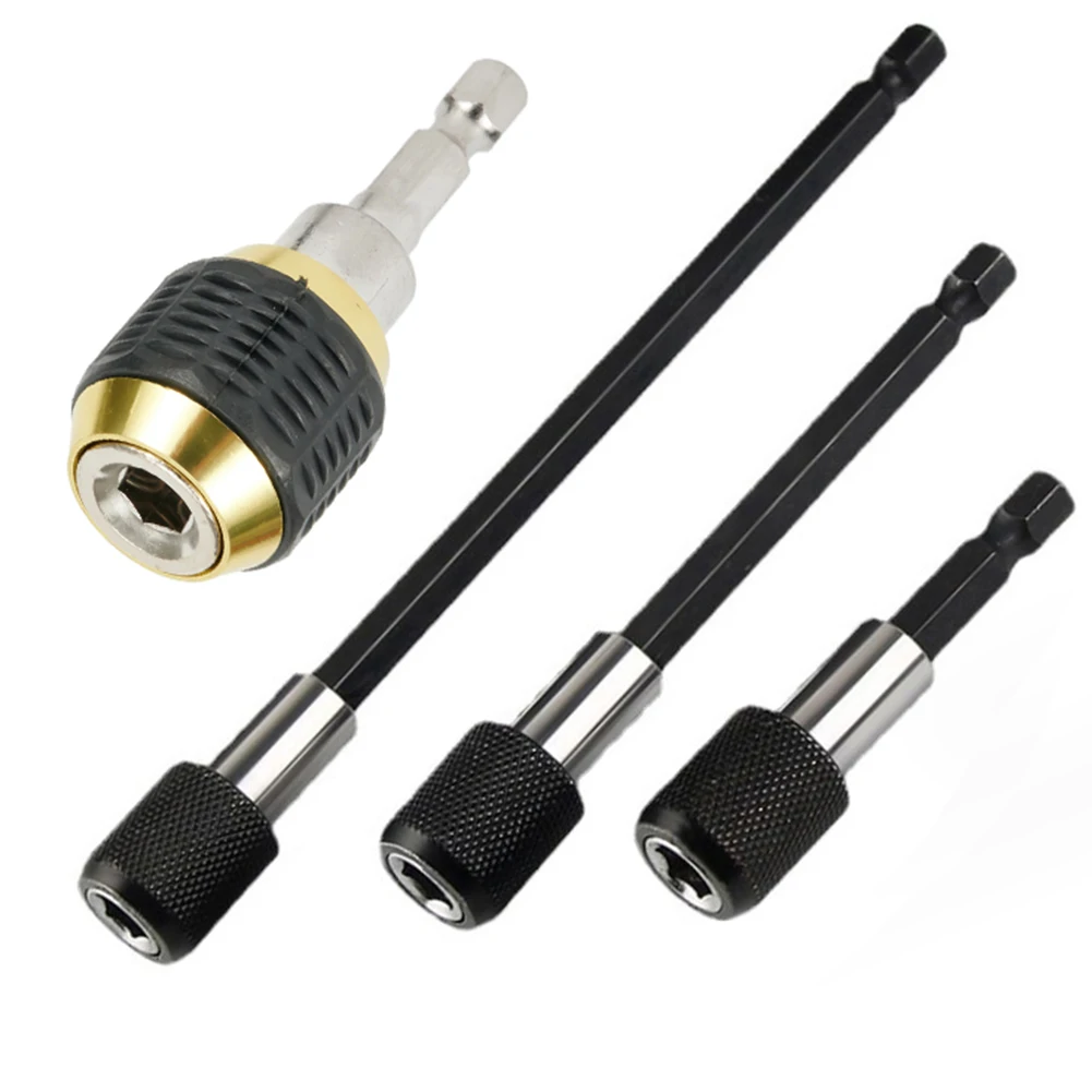 Innovative hex shank extension providing superior functionality and efficiency in various power tool applications