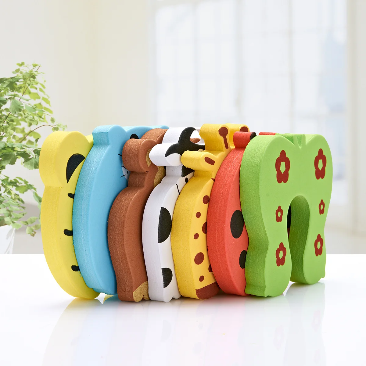 Baby Safety For Newborn Furniture Protection Card Door Stopper Security Cute Animal Care Child Lock Finger Protector