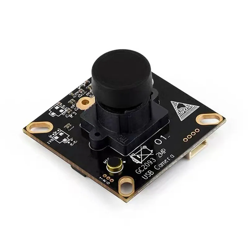 -ABGQ GC2093 USB Camera Module 2MP USB2.0 Output, Fixed Focus, 81Db Linear 105Db HDR Mode, Onboard Microphone