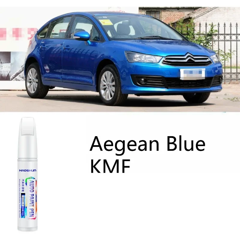 Rotulador de pintura para retoques Citroën, azul Egeo KMF, azul marino KPS, verde dorado, artefacto especial para reparación de arañazos