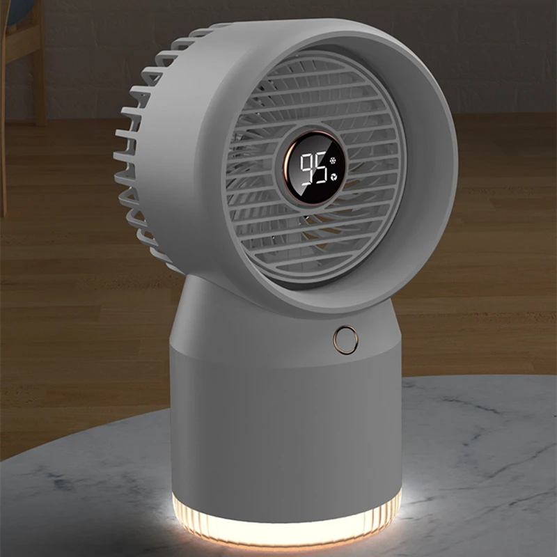 

3600mAh Battery Rechargeable Home Water Spray Mist Air Conditioning Humidifier Fan Office Desk Air Cooling Fan with Night Light