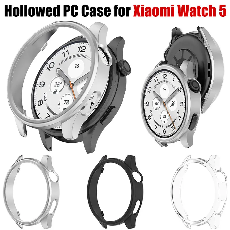 NEU 2026 Harte PC-Hülle für Xiaomi Watch 5 Sturzsichere Schutzhülle für Xiaomi Miband 5 Smartwatch Ersatz-Abdeckung Zubehör