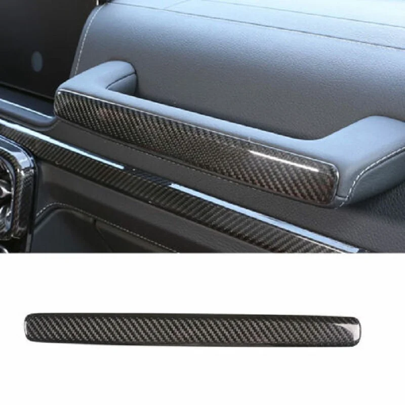 

Dry Carbon Fiber Car Co-pilot Glove Box Handle Cover Car Accessories Fit For Mercedes Benz G Class W463 G350 G400 G500 2019-2020