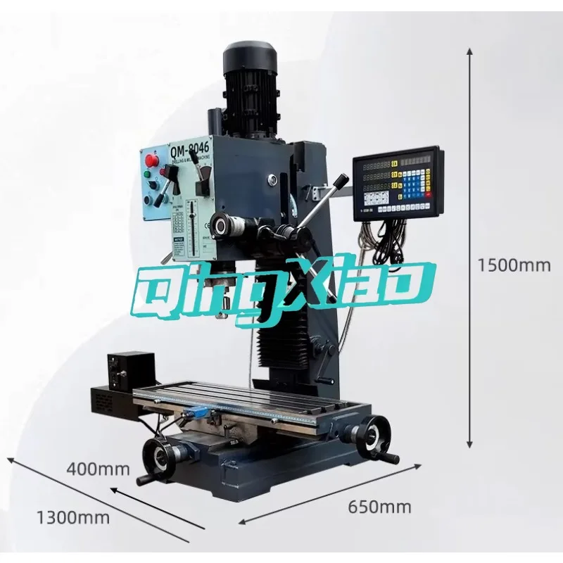 Mini V220 1500W Brushless Motor Vertical Metal Milling And Drilling Machine With Tapping High End Version Workshops Applications