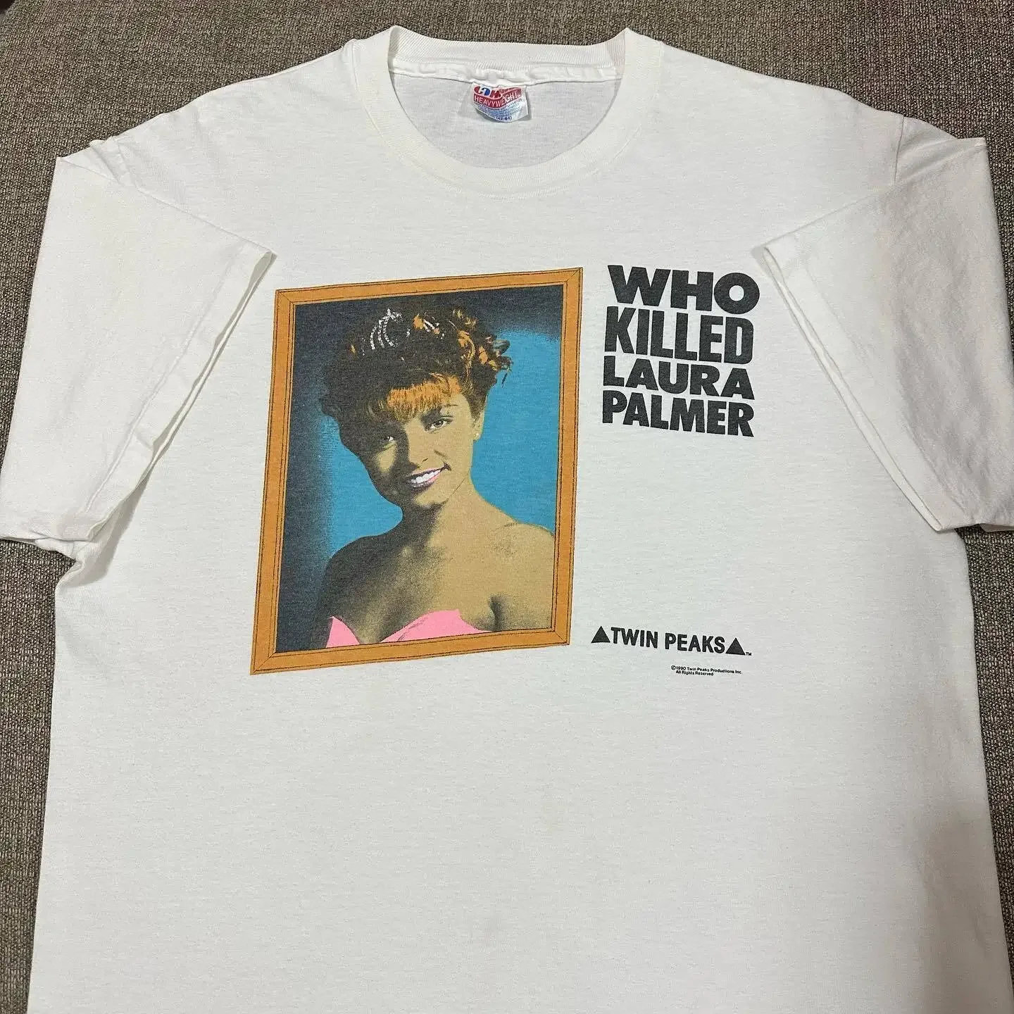 Twin Peaks - Who Killed Laura Palmer white short sleeve T shirt NH12134