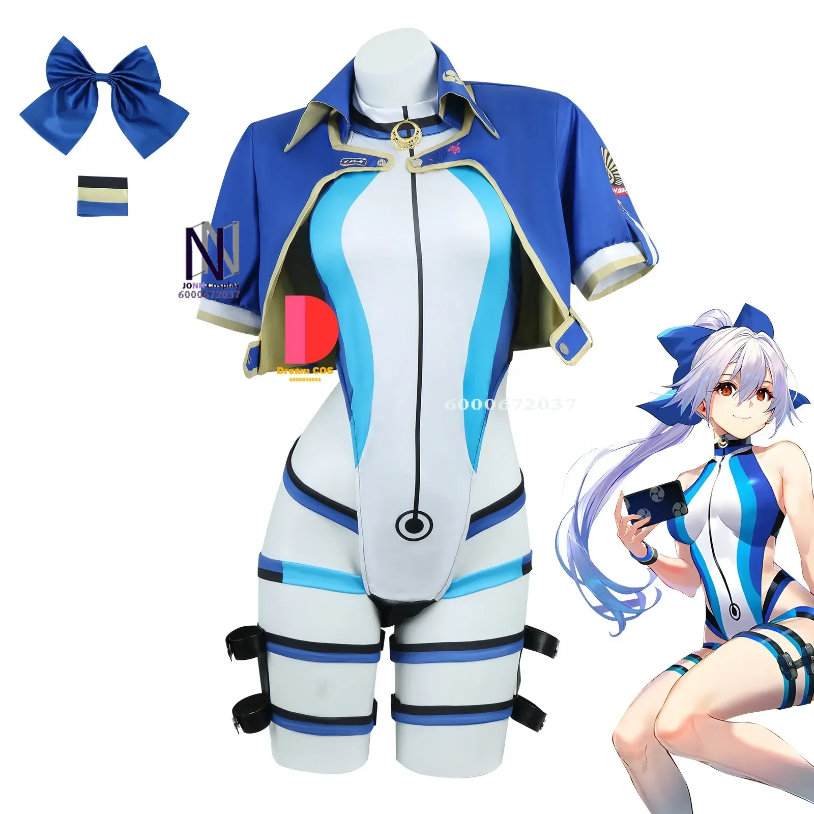 

Anime Tomoe Gozen Cosplay Fate/Grand Order Sexy Saber Swimsuit Jumpsuit Summer Bikini Party Outfit Women New Arrival Hot Sale