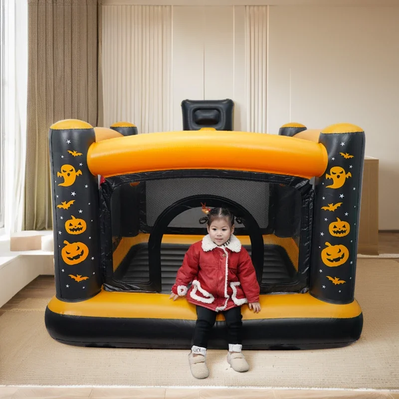 Inflatable Castle Children's Trampoline Indoor Small Household Trampoline Toys Family Naughty Castle Paradise