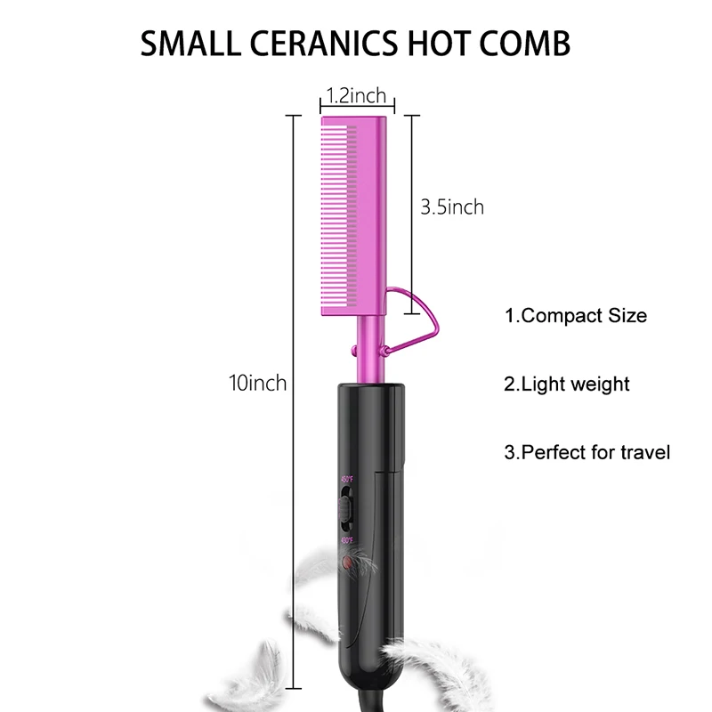 GOOD TIMING Salon hair hot air comb 45W straight hair comb home personalized styling tool