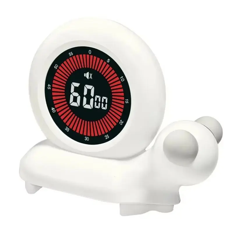 AT05-60 Minutes Visual Analog Timer Cute Silent Rotary Timer Kitchen Timer Count Up Down Clock For Kids And Adults Time