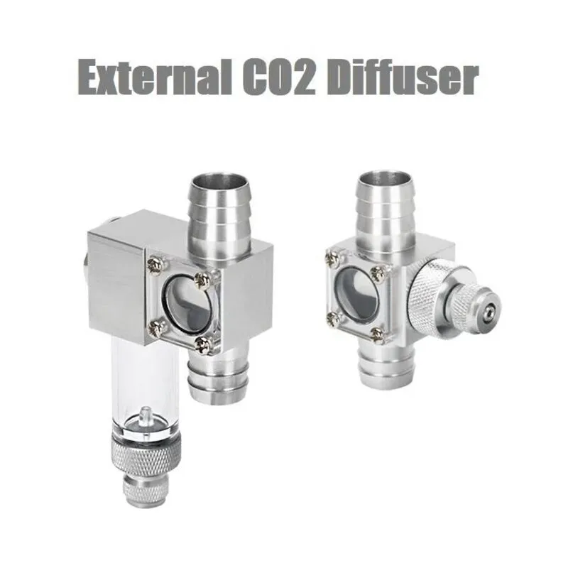 Aquarium DIY CO2 Diffuser Atomizer Fish Tank Generator System External Bubble Counter Reaction Aquatic Plant Growth Accessories