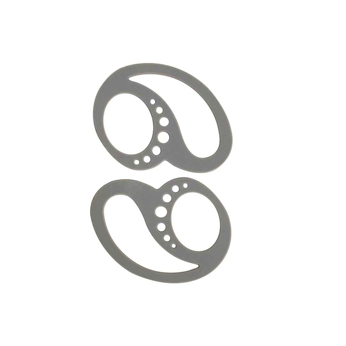 1 Pair Gray Bluetooth-Compatible Wireless Earphone Holders Anti-Drop Silicone Earbuds Anti Lost Headphones Holder