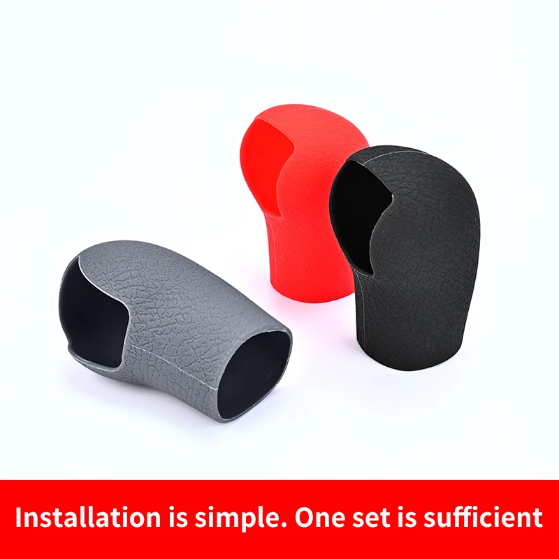 For Skdda Car Transmission Silicone Automatic Gear Shift Cover 2014-2021 Rapid Spaceback 2013-2023Rapid 2013-17Citigo 19 -23Scala 19-22Kamiq 14-16Superb Combi Interior Anti-Slip Gear Shift Cover