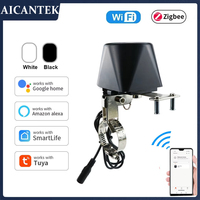 Tuya Zigbee or Wifi Water Valve Gas Shutoff Ball Valve Timer Garden Smart Faucet Controller Support Alexa Google Assistant