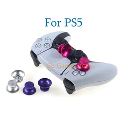 1pair=2pcs Replacement For PlayStation PS5 Controller Aluminum Metal Analog Joystick Thumb Stick Grip Cap