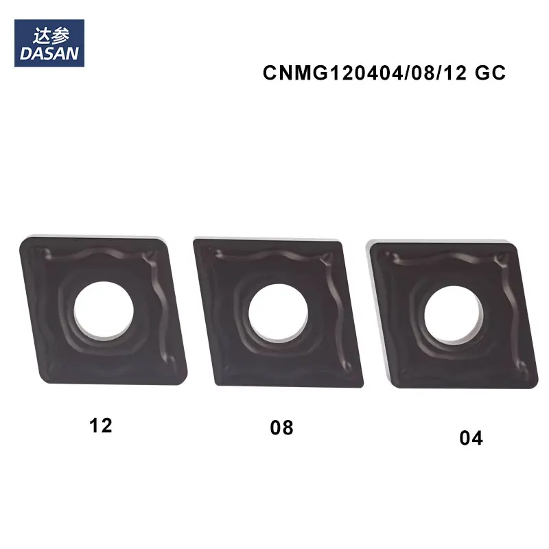 

10PCS Dasan CNMG120412 GC Carbide Inserts CNMG120404 Turning Tool Hard Alloy Knife Blades Cutting Tool CNC Tools Lathe Cutter