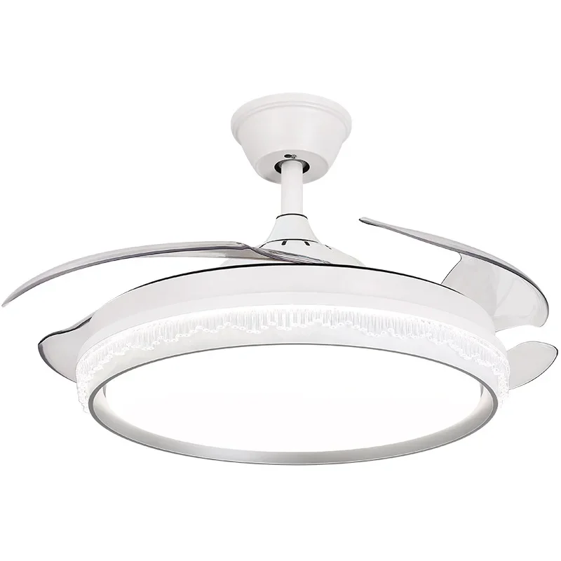 

Household living room light luxury fan light, frequency conversion bedroom, dining room ceiling fan