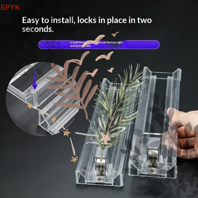 Lip Cigarette Automatic Replenishment Storage Rack Supermarket Candy Box Convenience Store Candy Round Box Storage Rack