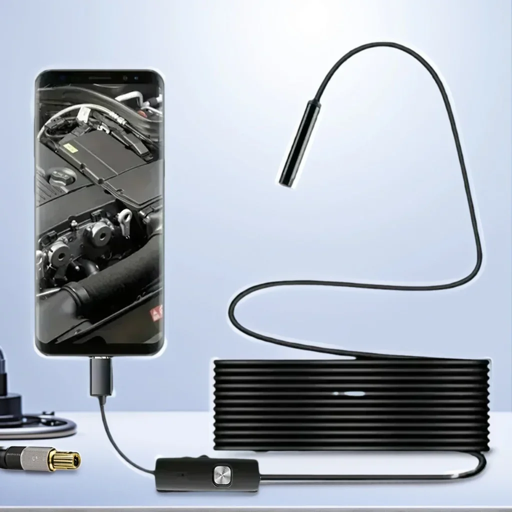 

Новая эндоскопическая камера 8 мм — USB-бороскоп 1080P HD с 8 светодиодами и гибким водонепроницаемым кабелем 1/2/5 м для ПК на базе Android