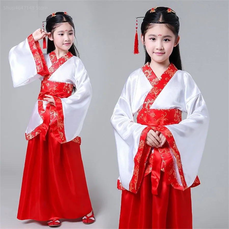 Trajes de baile tradicional chino para niñas, ropa de baile folclórico de la antigua ópera tang dynasty han ming hanfu