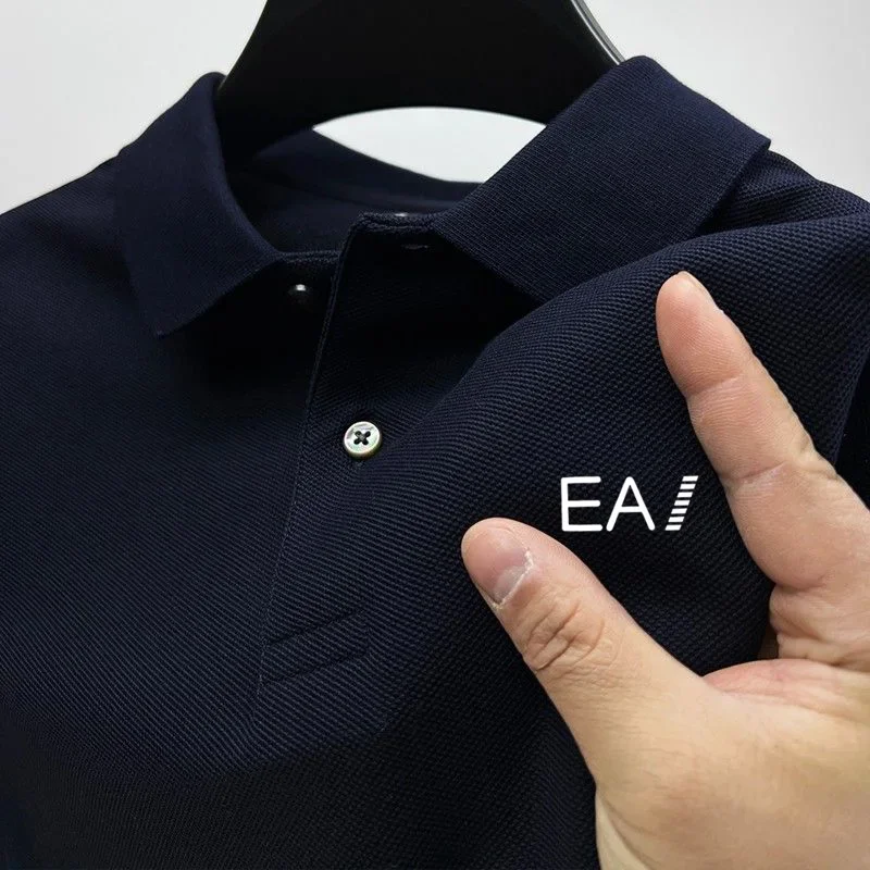 

Men's Business Casual T-Shirt - Breathable and Fashionable Golf Polo Shirt - Summer High-Quality Short-Sleeved Sport Shirt