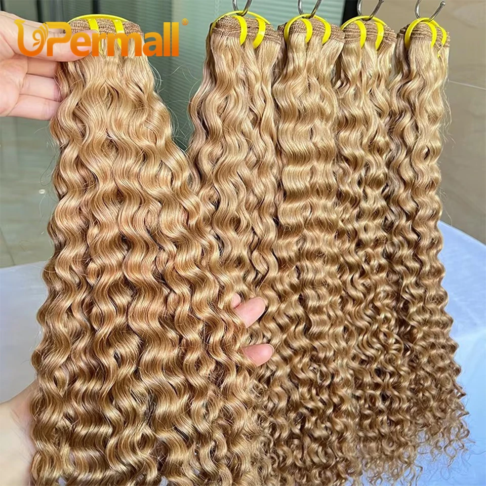 

Phashion 1/3 Bundles #27 Soft Full Raw Virgin Hair Weave Extensions Straight Body Wave Deep Curly 100 Human Hair For Women Deals