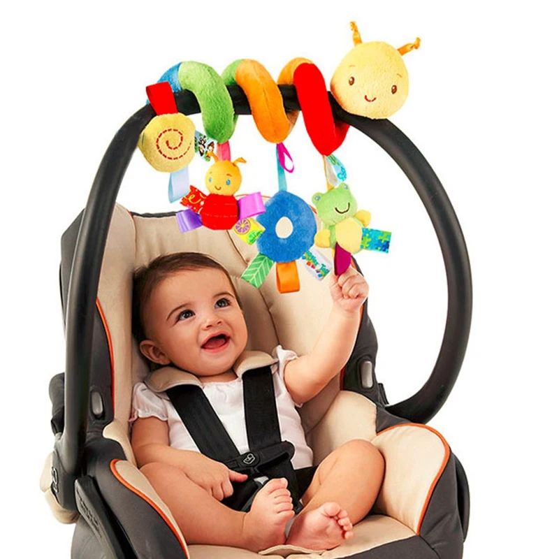 Cute Activity Spiral Crib Stroller Car Seat Travel Hanging Toys Baby Rattles Toy