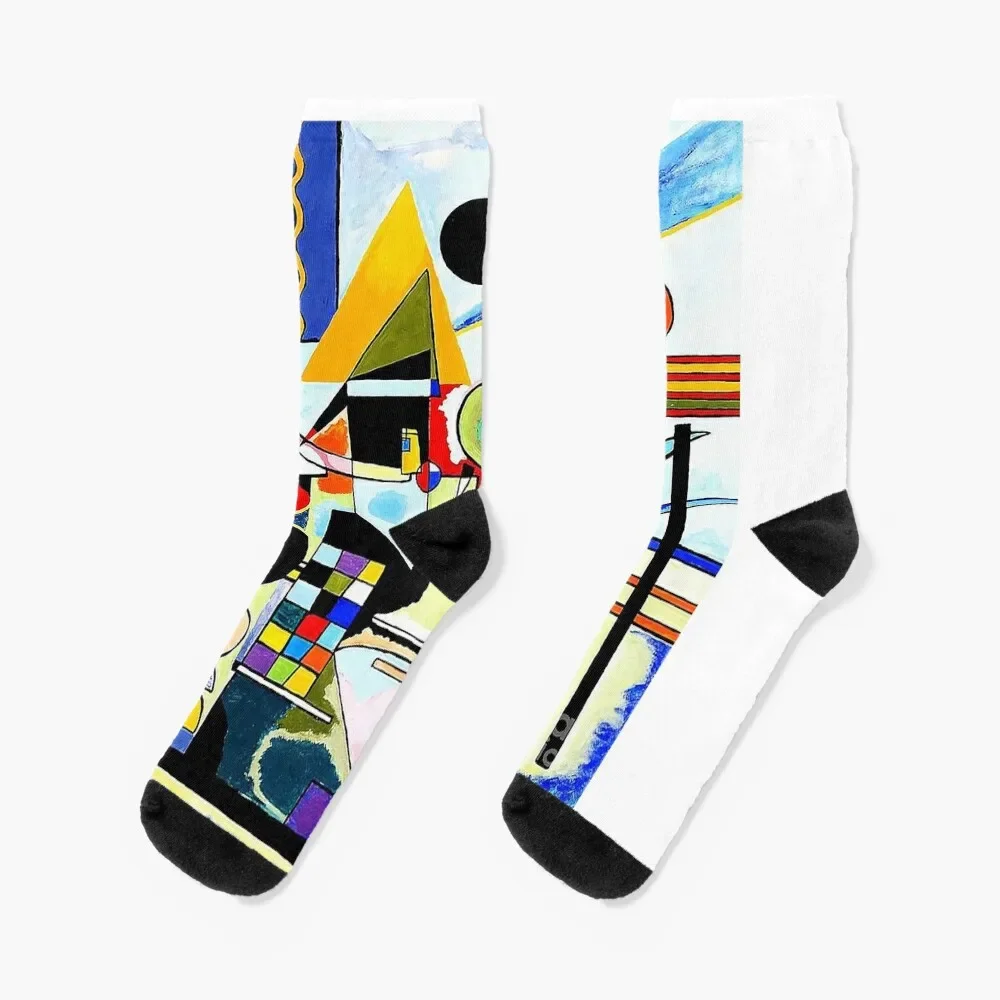 Wassily kandinsky Socks hip hop happy Boy Child Socks women\'s