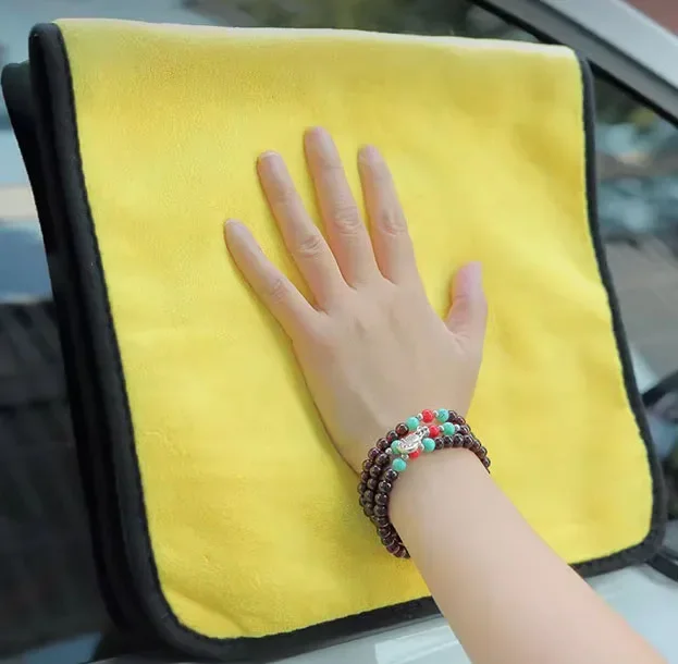 

Салфетки из микрофибры для мойки и чистки автомобиля, утолщенные, двусторонние, для автодетейлинга, супервпитывающие, для сушки и мытья