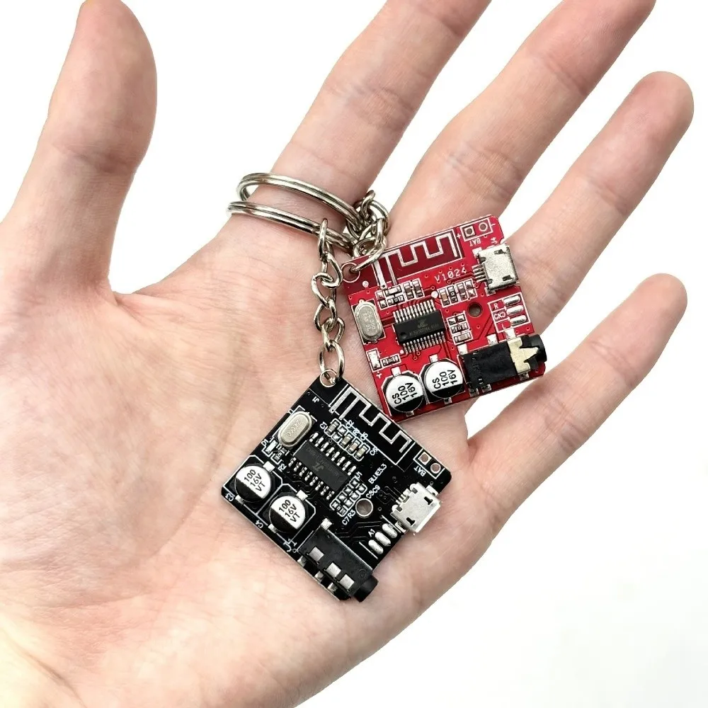 Real PCB Circuit Board Keychain Personalized Sturdy Tech Key Holder Mechanical Cyberpunk Style Bag Pendant Charms Crossbody Bags