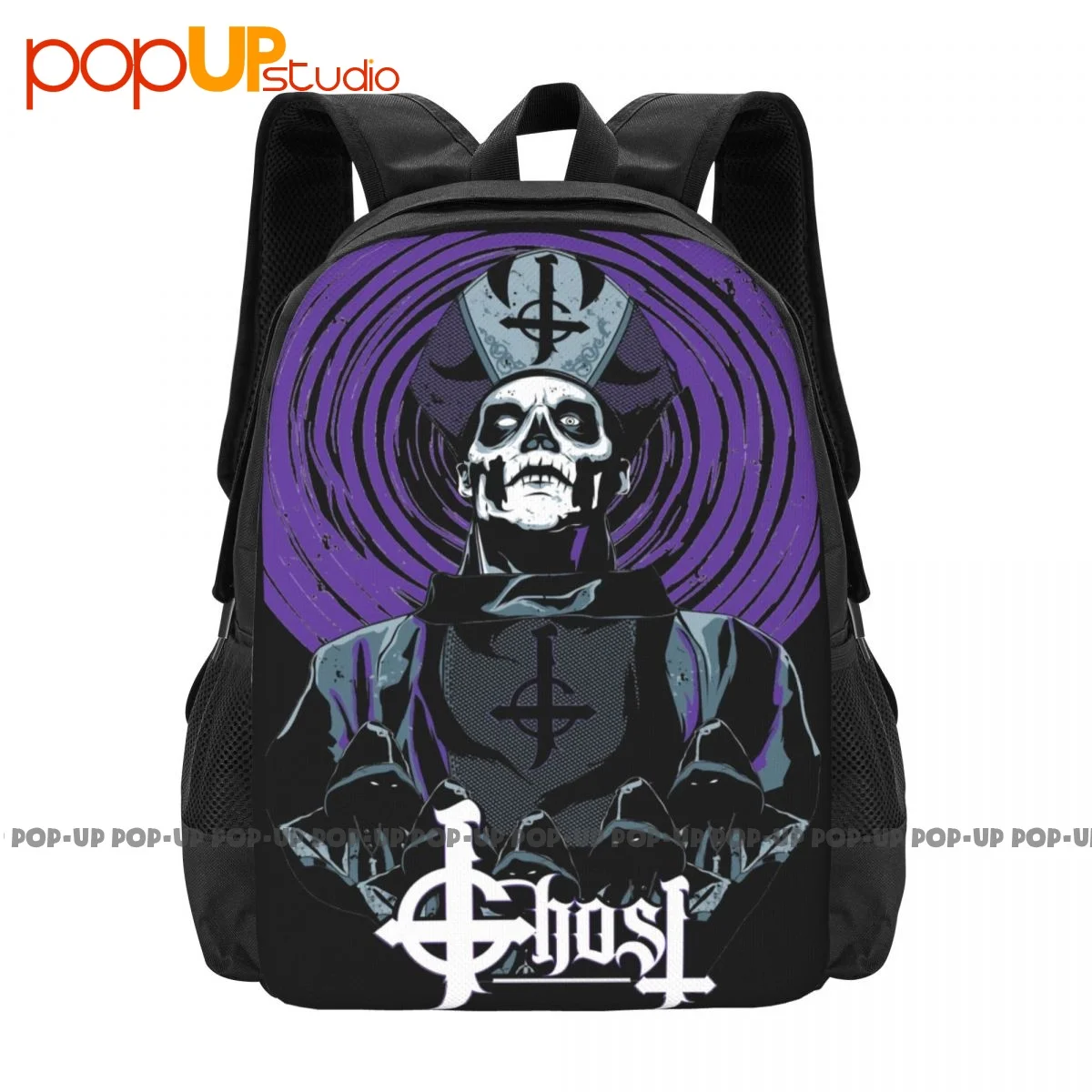 Ghost Papa Emeritus Swedish Rock Band Backpack Large Capacity Fashion Creative Sports Style Multi-function