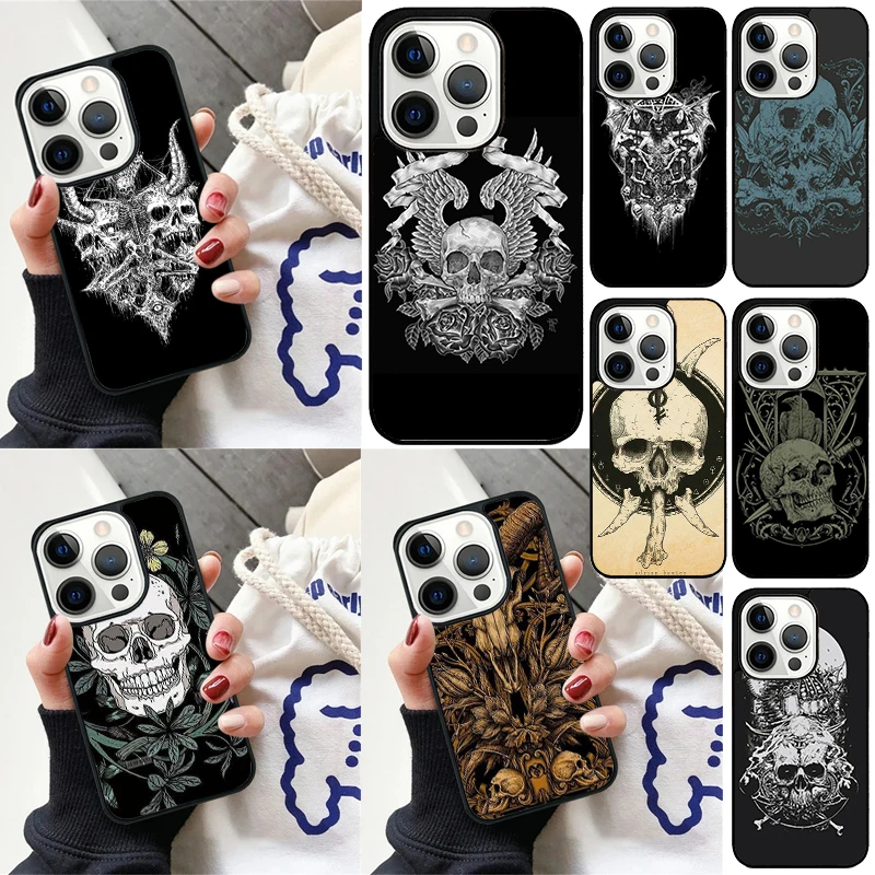 Mysterium Gothic Fantasy Art Cover For iPhone 16 13 14 15 Pro Max 12 Mini 11 15 Pro Max 6 7 8 Plus Max SE 2020 Phone Case