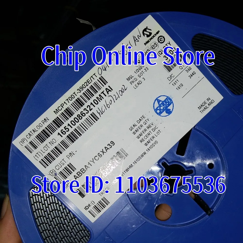 5~100pcs  MCP1700T-3902E/TT  MCP1700T  MCP1700  SOT23-3  New Original