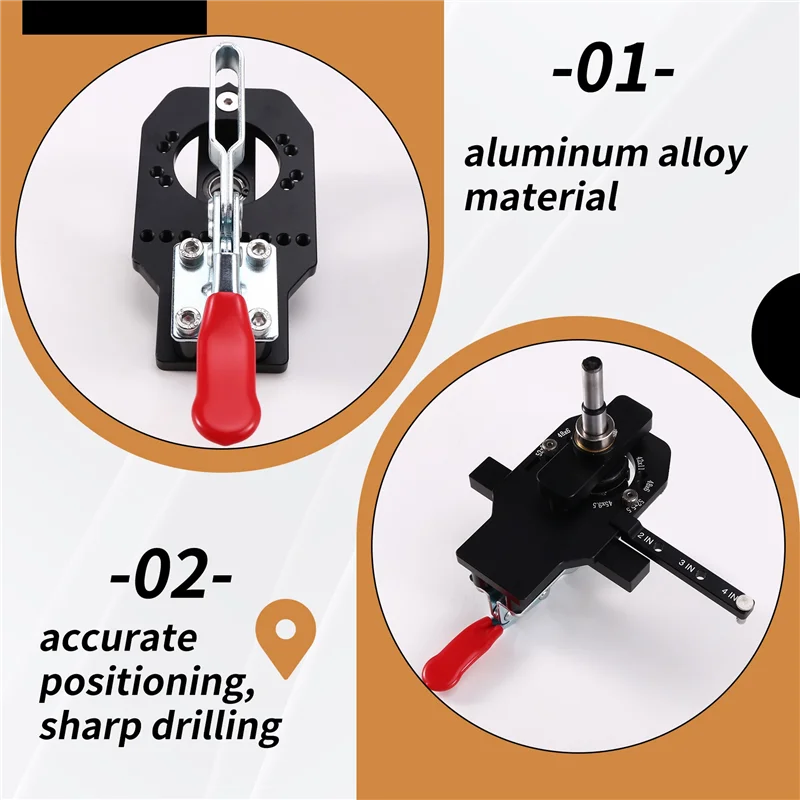 

【Superdeals】Woodworking 35Mm Hinge Hole Opener Cabinet Door Hinge Hole Locator Hinges Drilling Installation Auxiliary Tool