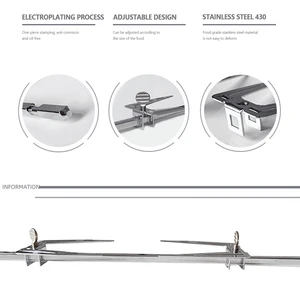 متين كهربائي شواء المشواة قضيب الشواء ، محرك دوار للشواء ، حجم 1.5 فولت D أعلى 10 مبيعات شواء دوار للشواء - No6