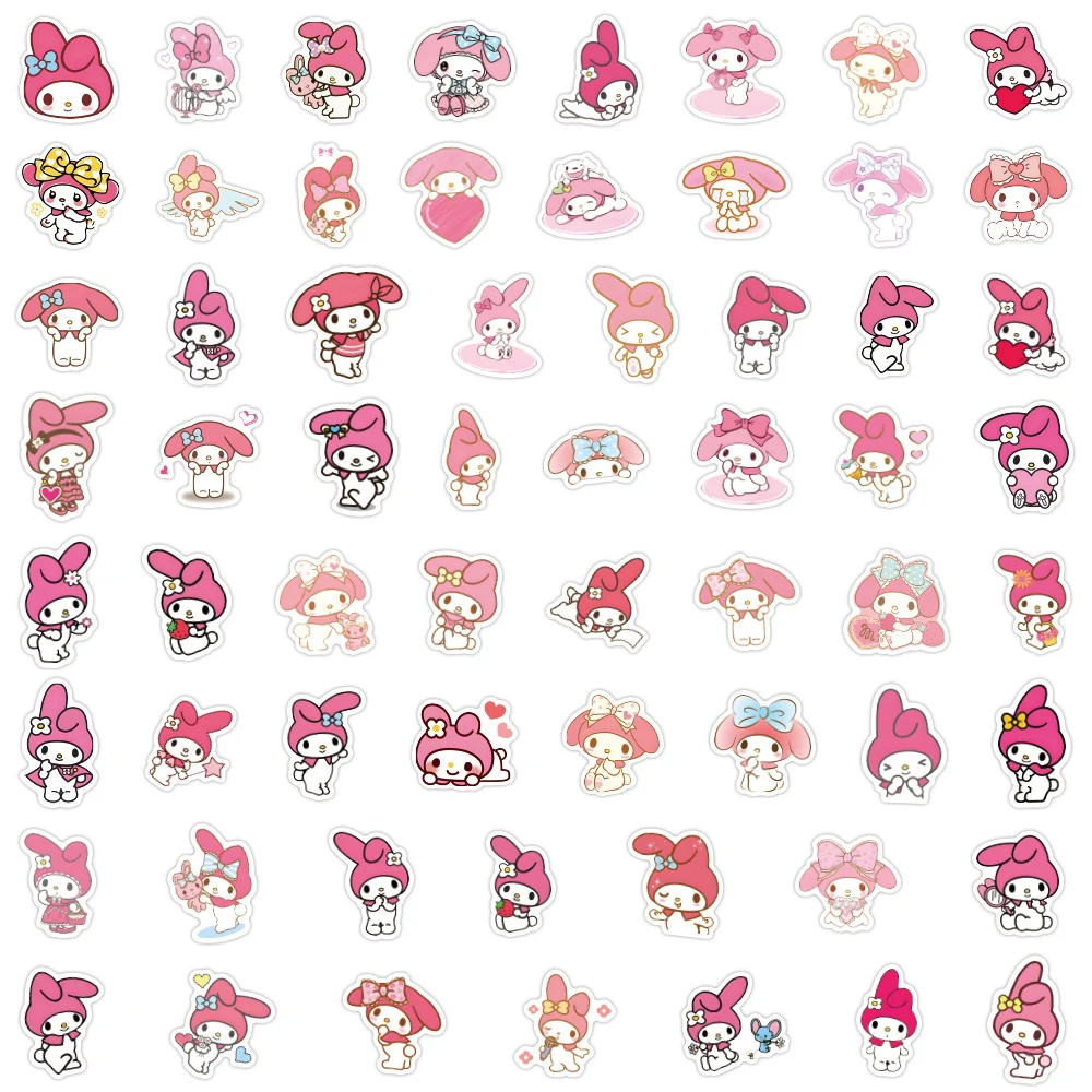 10/30/60 Stuks Schattige Sanrio Anime Mijn Melodie Stickers Kawaii Cartoon Kids Stickers Speelgoed Telefoon Briefpapier Koffer Grappige Graffiti Sticker