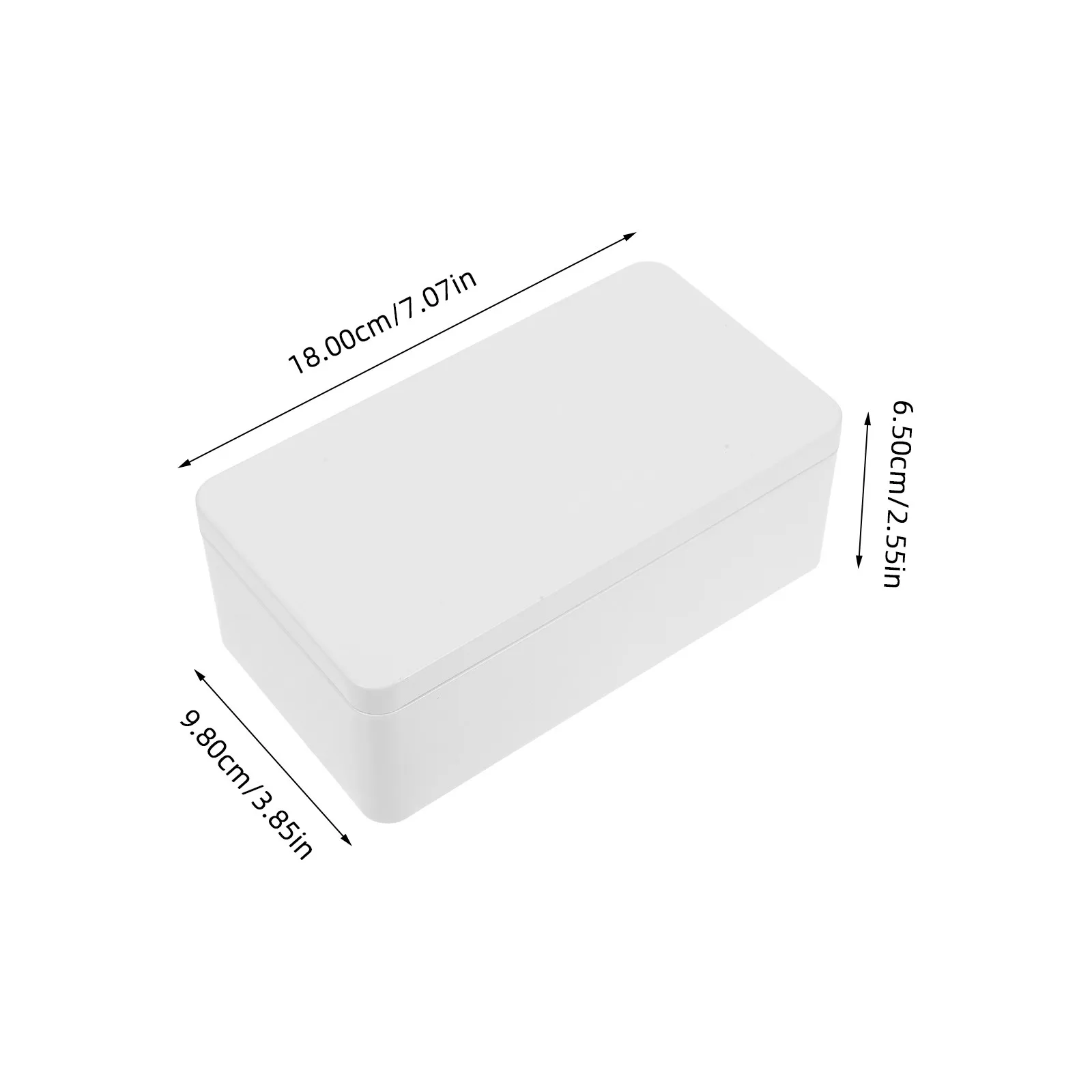 2Pcs Tinplate Tea Storage Box Vintage Metal Retro Style Storage Tin Candy Wedding Keepsake Money Safe Box Tight Seal