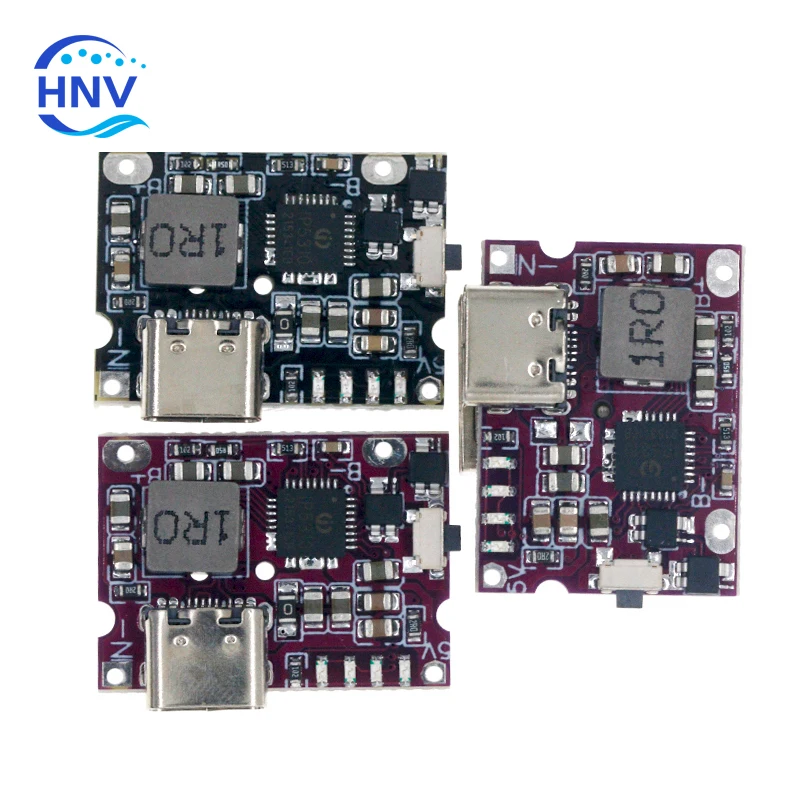 Type-C USB 5V 3.1A Boost Converter Step-Up Power Module IP5310 Mobile Power Bank Accessories With Switch LED Indicator