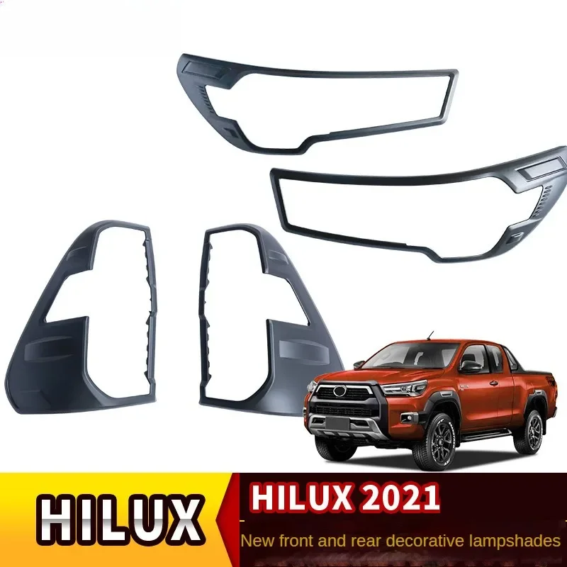 Модифицированные декоративные фары Hilux Hailax 2021 Revo, передний и задний абажур, задний фонарь, крышка ROCCO