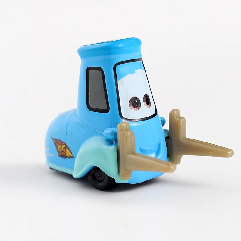 Disney-Coche de juguete Pixar Cars 2 Guido Metal fundido a presión, 1:55, Rayo McQueen, regalo para niños y niñas, Envío Gratis