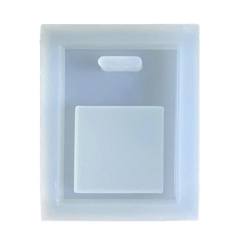 Fast Reach Silicone Molds for Resin Rectangle Doorplate Epoxy Crystal Heart Mold DIY Tablet