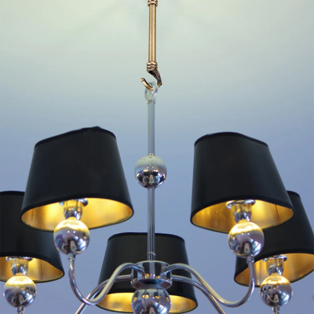 

2pcs Load-bearing Hooks for Chandelier Ceiling Light Metal Rods Accessories Strong Capacity Versatile Use Lighting Fixtures
